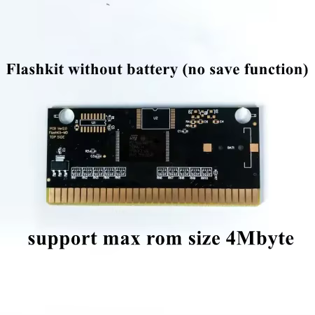 Reprogrammable Electroless Gold PCB FlashKit for Sega Genesis