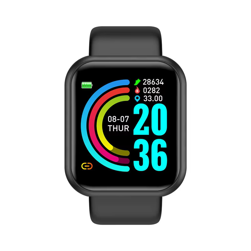 Smart Watch with Fitness Tracker and Bluetooth Music Control
