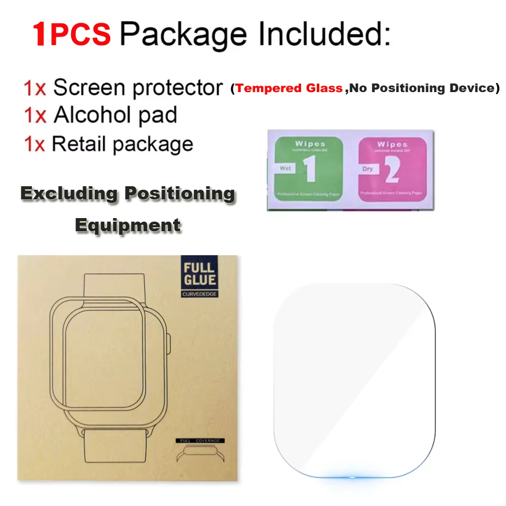 Tempered Glass Screen Protector for Apple Watch Ultra 49mm