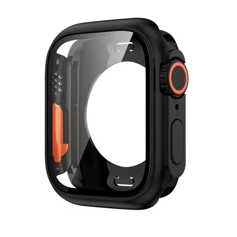Tempered Glass Screen Protector with Cover for Apple Watch