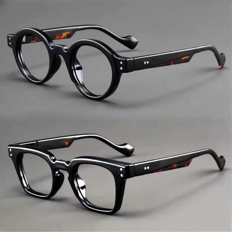 Vintage Round & Square Reading Glasses Set for Men & Women