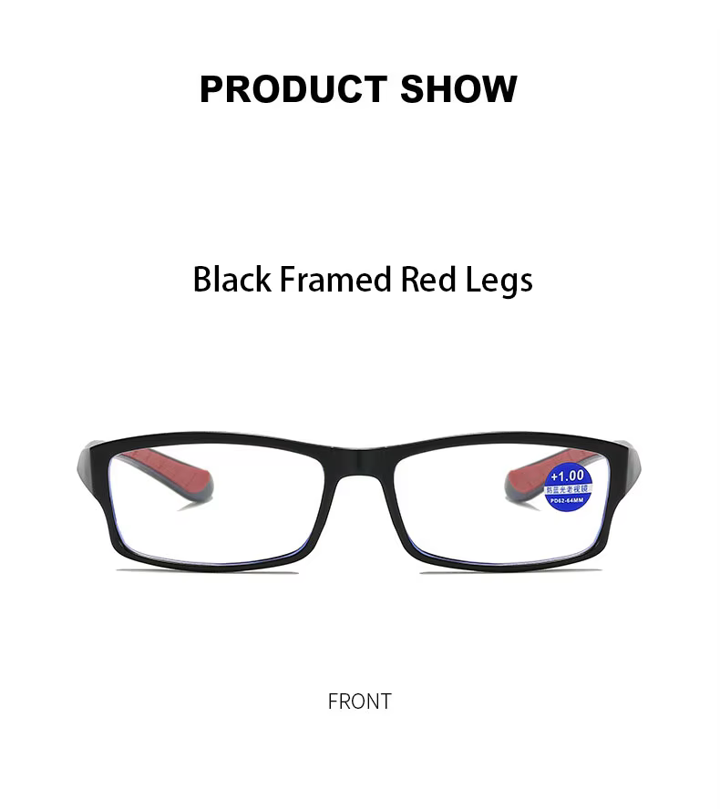 Fashion Anti-Blue Light Reading Glasses for Men and Women