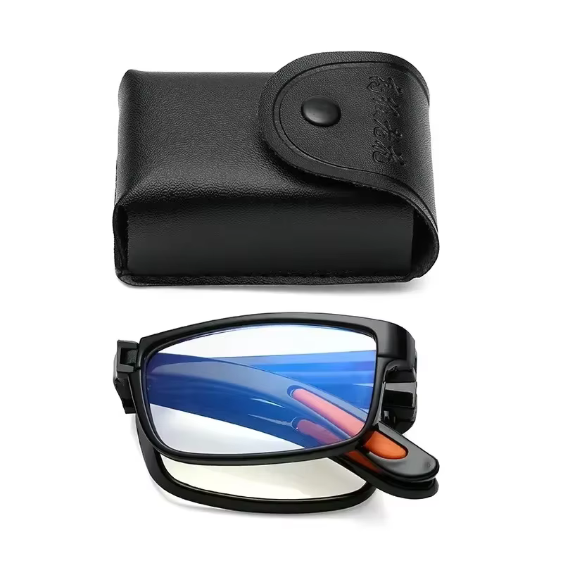 Folding Anti Blue Light Reading Glasses with Case