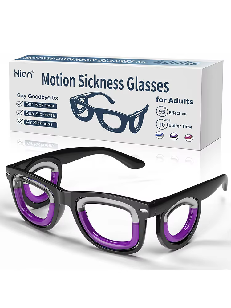 Ultra-Light Anti-Motion Sickness Glasses for Travel