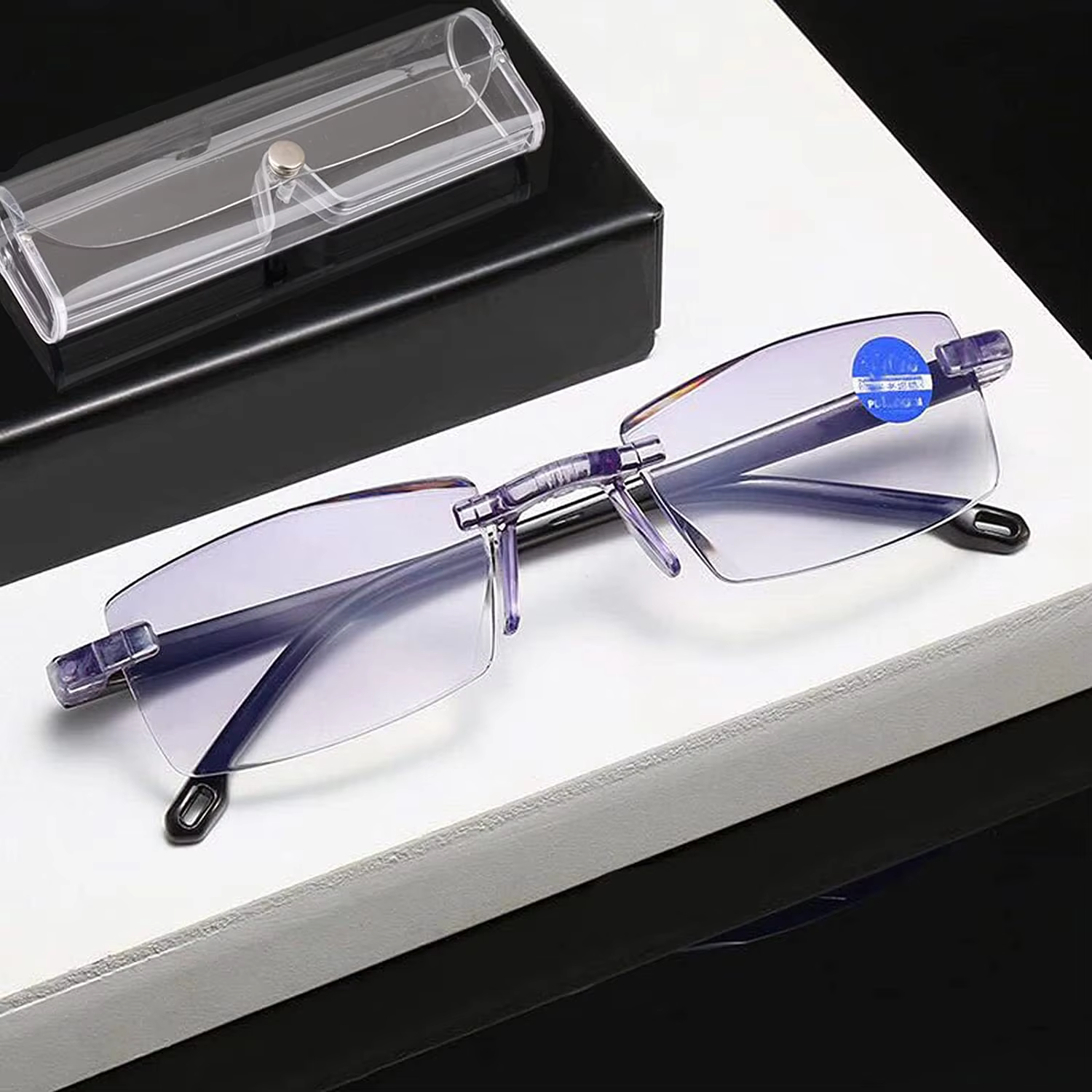 KLASSNUM Progressive Reading Glasses with Blue Light Filter