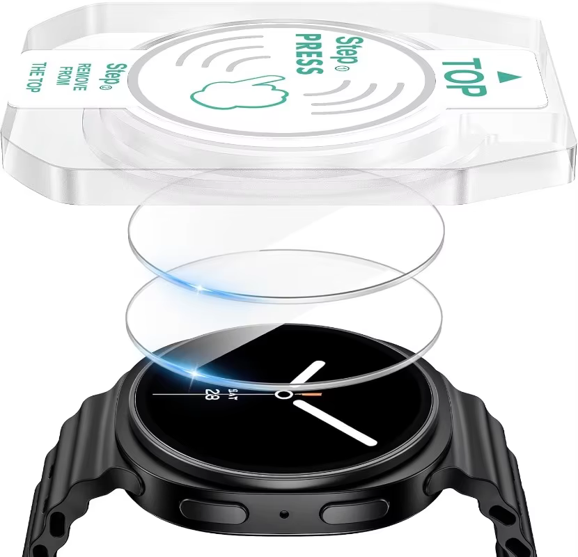 Tempered Glass Screen Protector for Samsung Galaxy Watch 8 40mm & 44mm