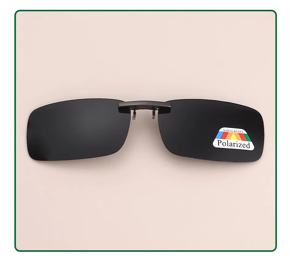 Polarized Clip-On Sunglasses with UV400 Protection