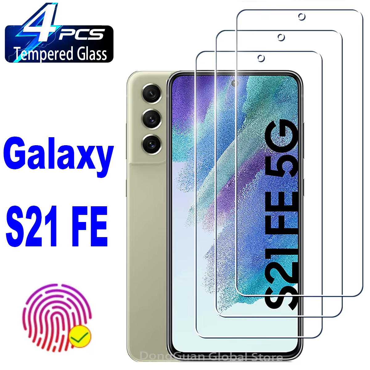 HD Tempered Glass Screen Protector for Galaxy S21 FE