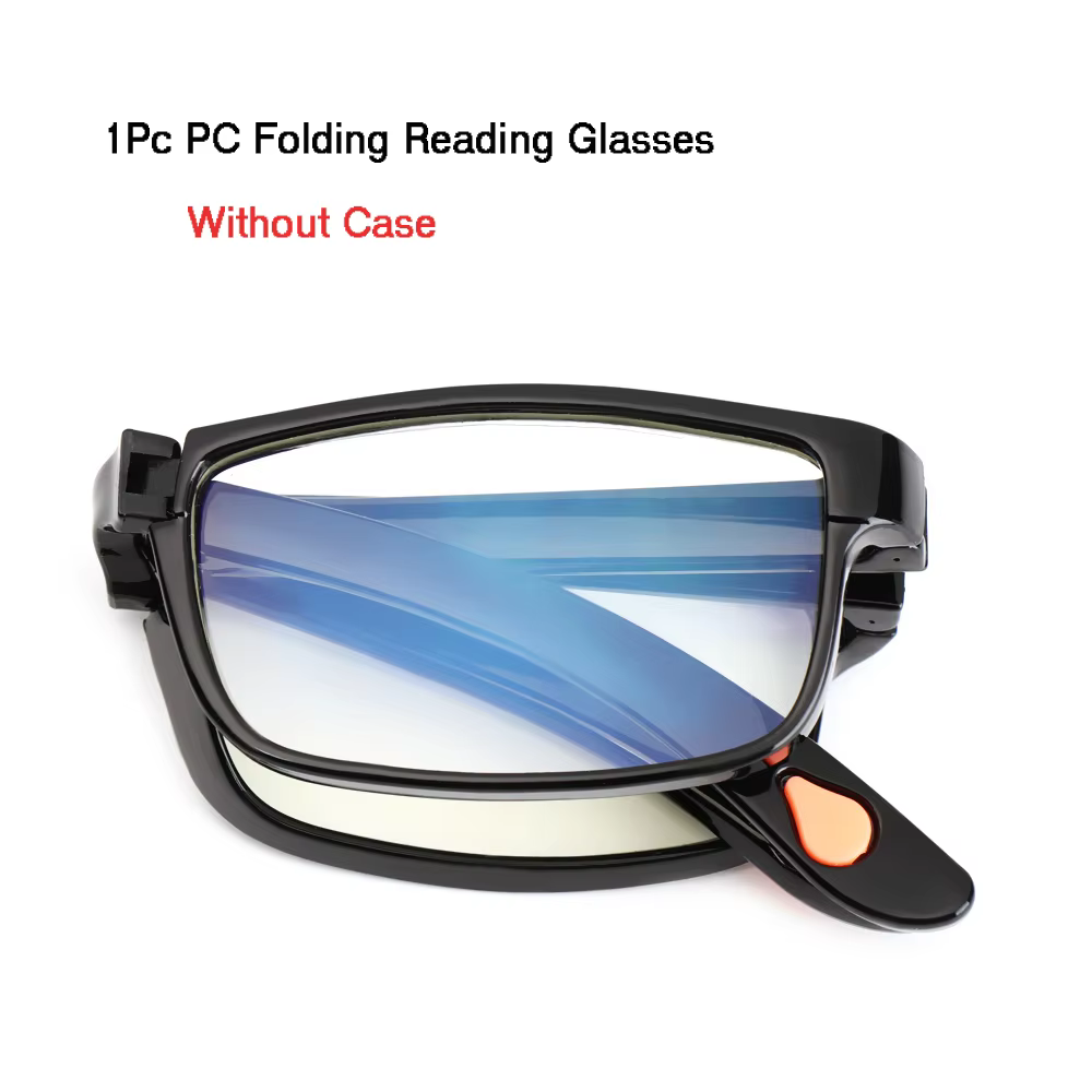 Unisex Folding Anti Blue Light Reading Glasses with Case