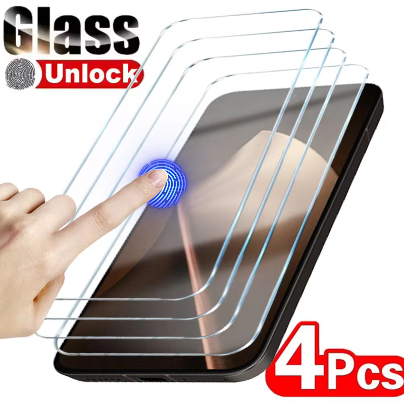 4PCS Tempered Glass Screen Protector for Xiaomi Models