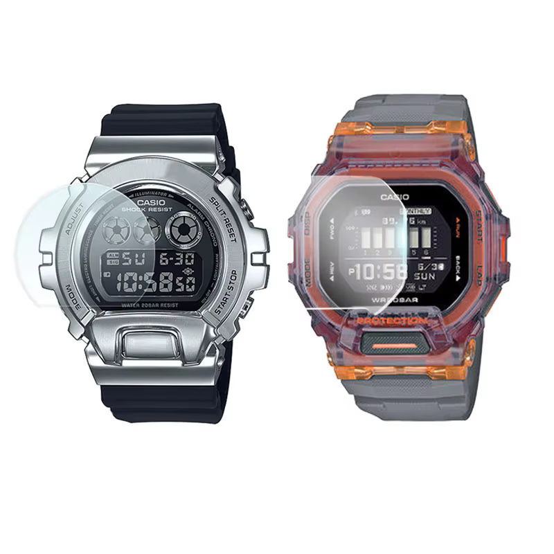 Hard Glass Screen Protector for Casio G-Shock Watches