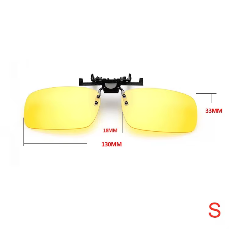 Unisex Polarized Clip-On Sunglasses with UV400 Protection