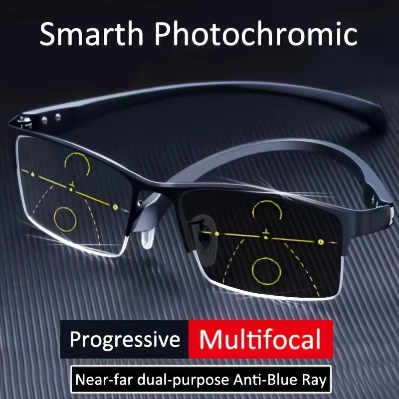 ZOZO TOMI Progressive Multifocal Photochromic Reading Glasses