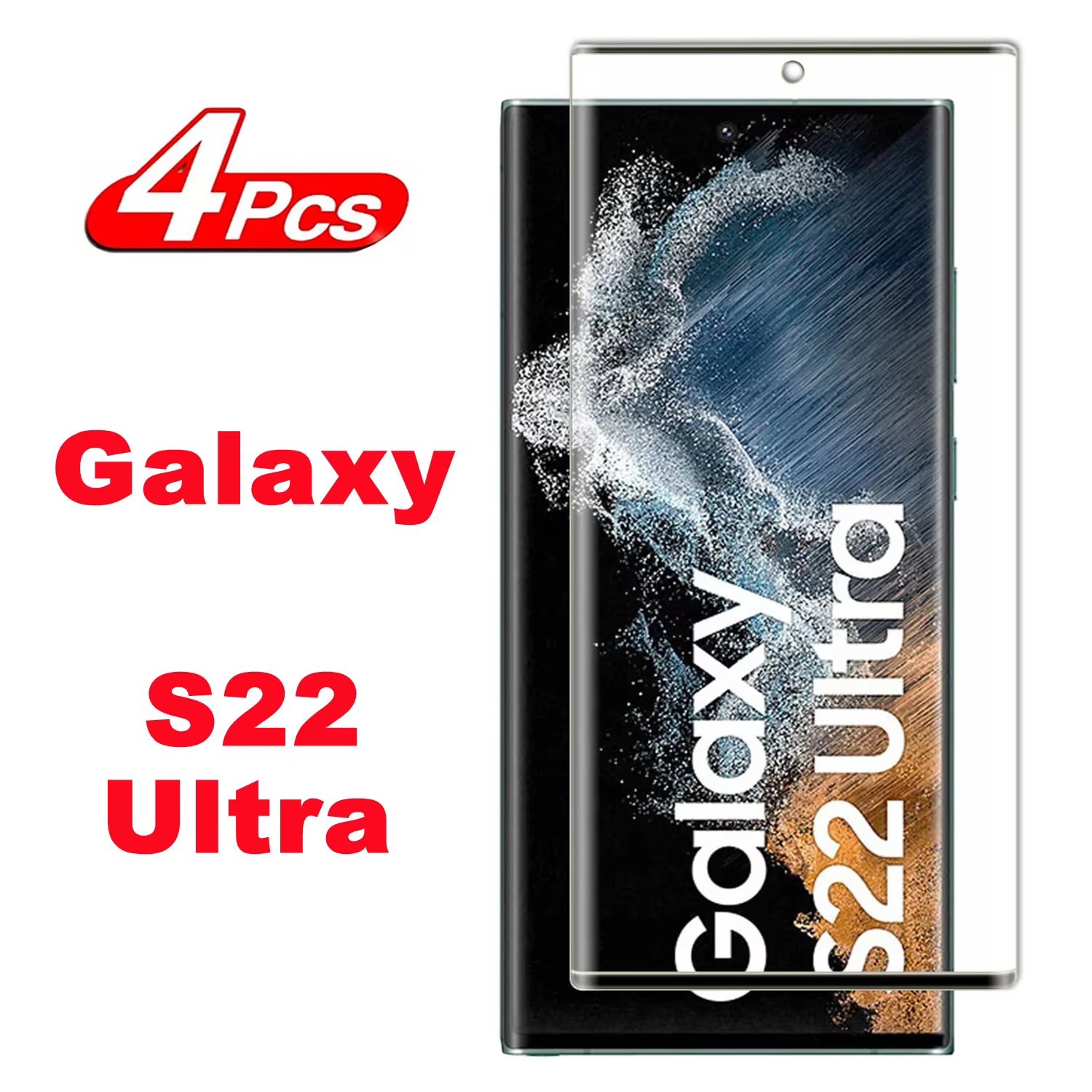 Tempered Glass Screen Protector for Galaxy S22 Ultra 2/4PCS