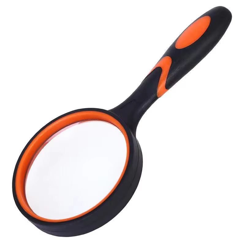 10X Handheld Glass Magnifier for Reading Seniors Kids