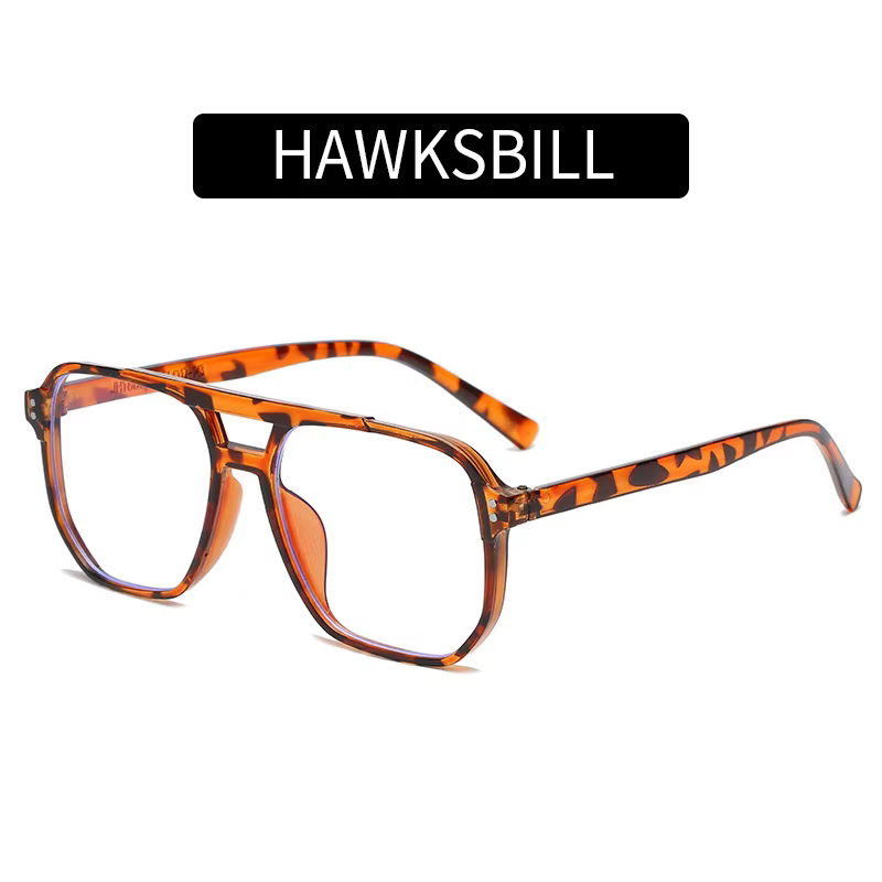 Transparent Square Blue Light Blocking Computer Glasses