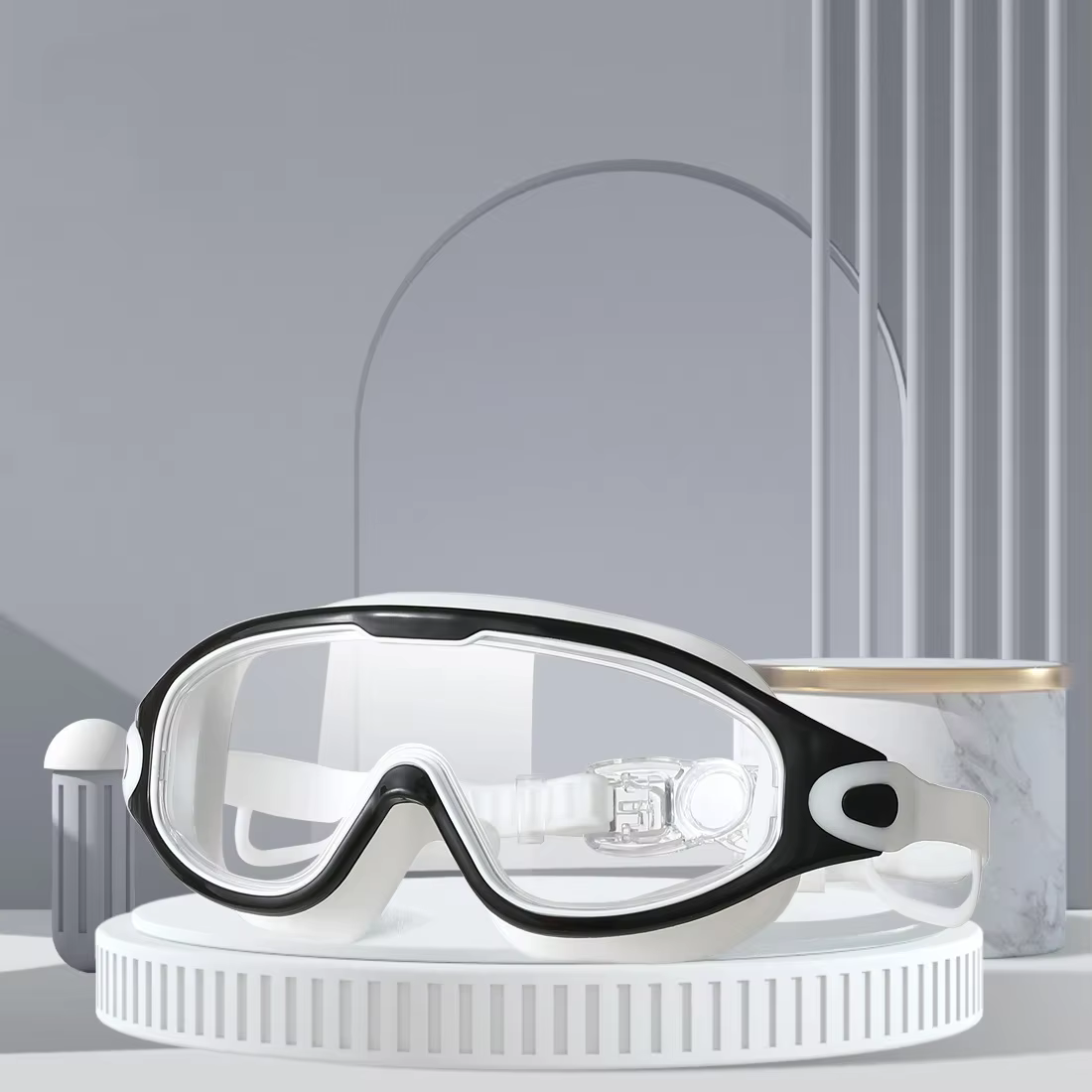 High-Definition Anti-Fog Swimming Goggles for Adults