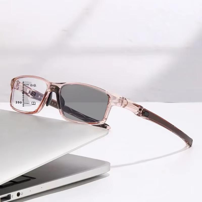 TR90 Photochromic Multifocal Sports Reading Glasses