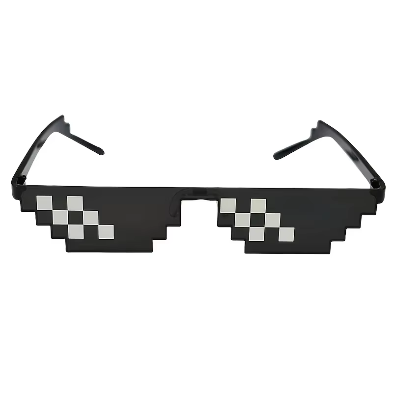 Pixelated Mosaic Pixel Party Glasses Fun Photo Prop