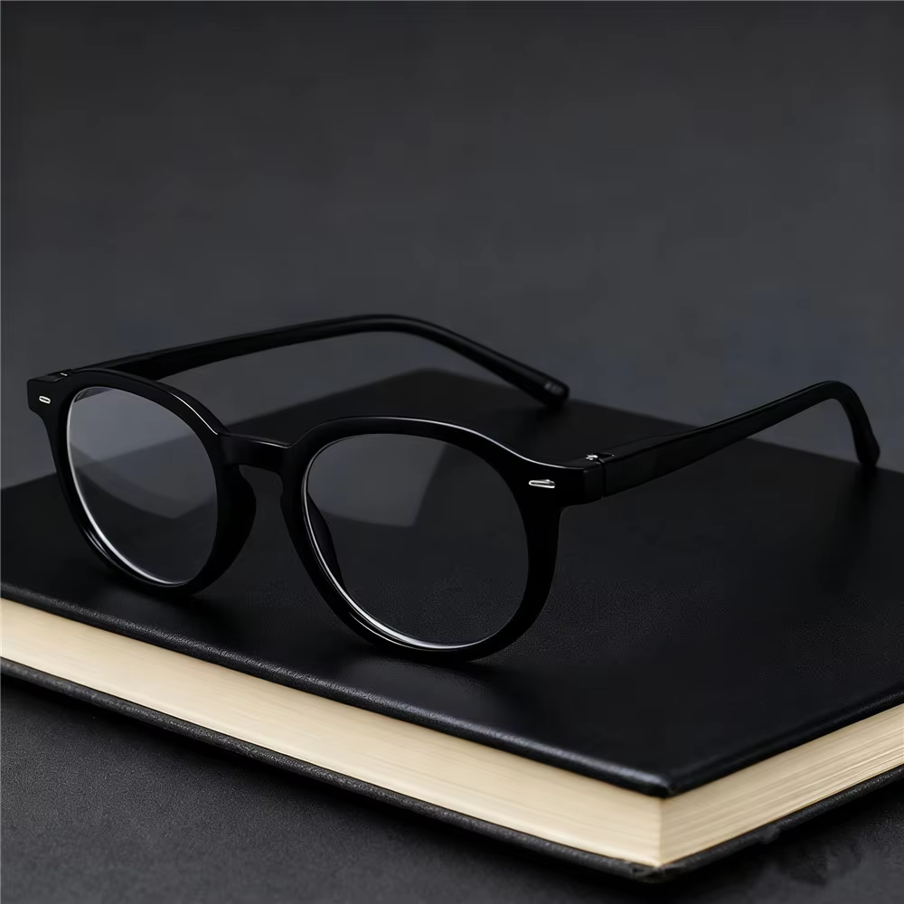 Vintage Round Anti Blue Light Reading Glasses TR90
