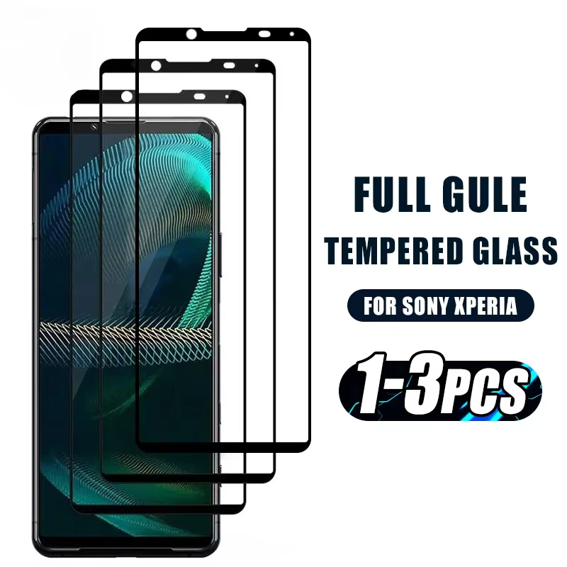 Full Coverage Tempered Glass Screen Protector for Sony Xperia