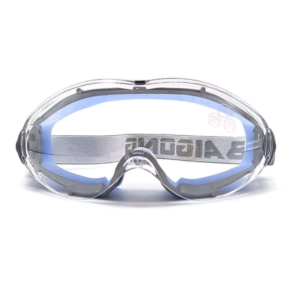 Anti-Fog Industrial Safety Goggles with Clear Polycarbonate Lens