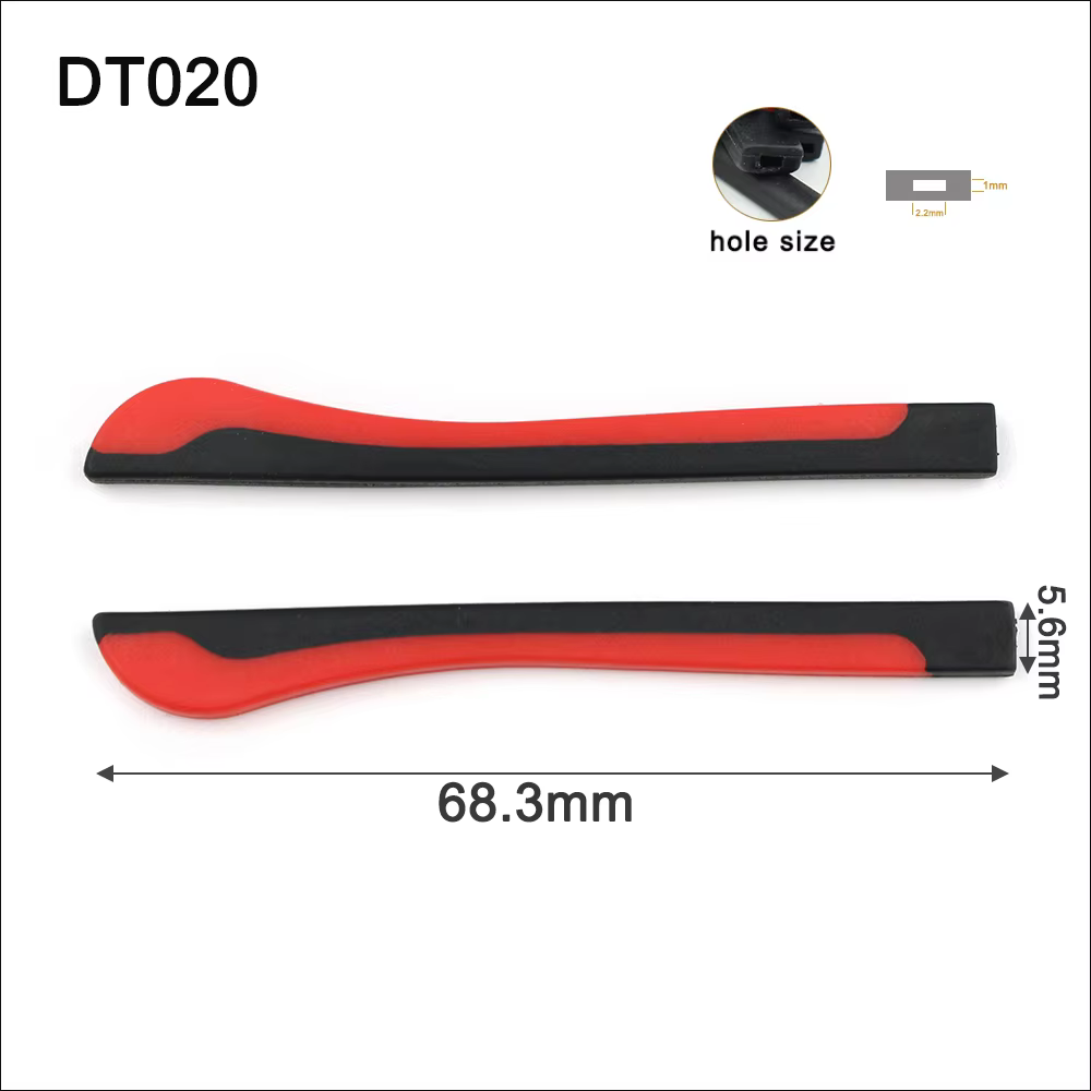 2 Pairs Rubber Anti-Slip Glasses Temple Tips