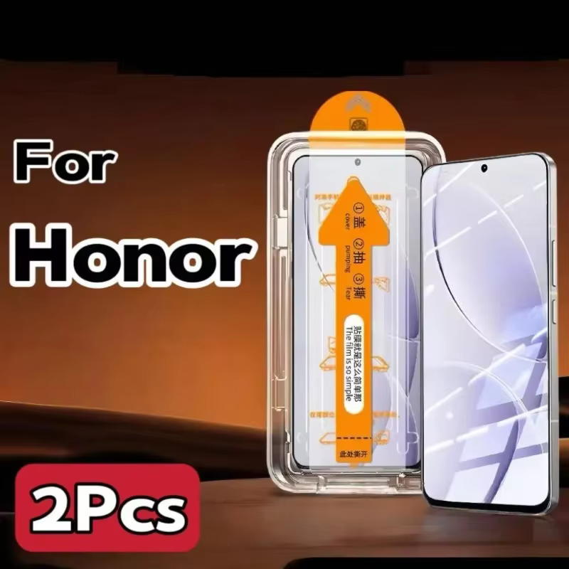 2Pcs HD Tempered Glass Screen Protector for Honor Series