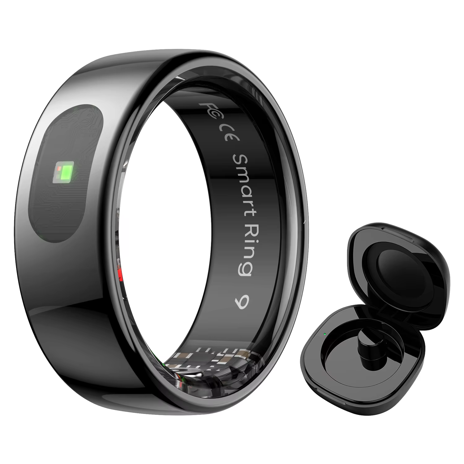 Uhoofit R08 Smart Ring Health Monitor with Touch Control