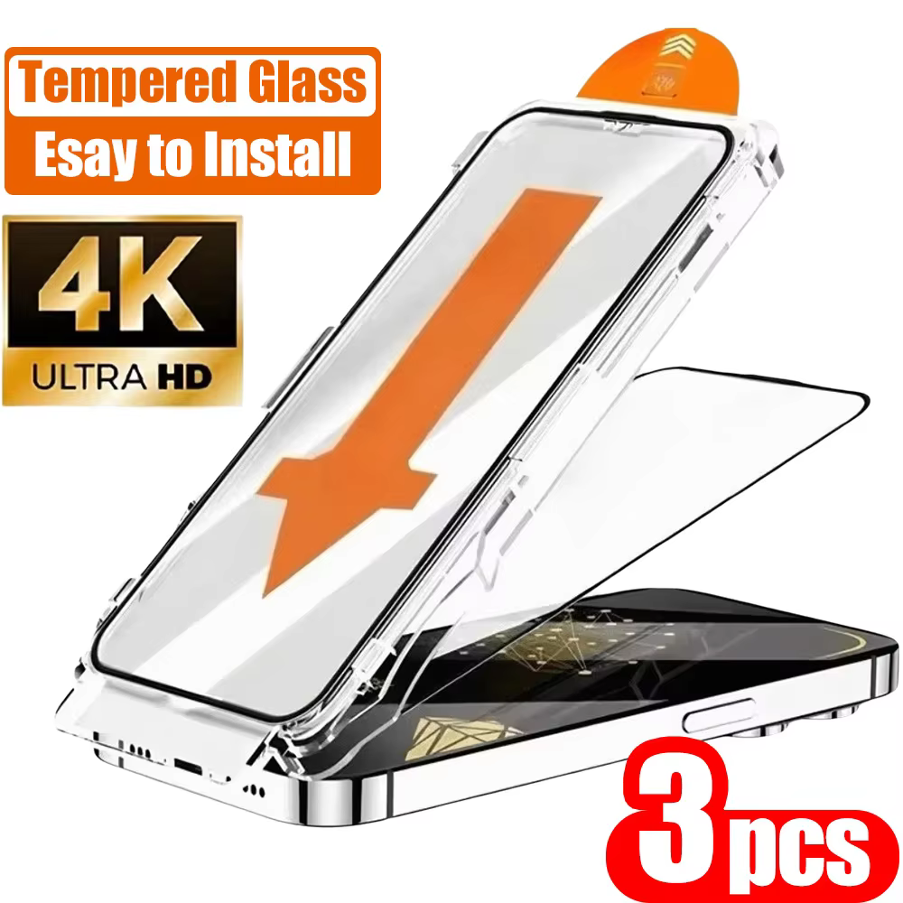 3Pcs Tempered Glass Screen Protector for Samsung Galaxy A16 to A05S