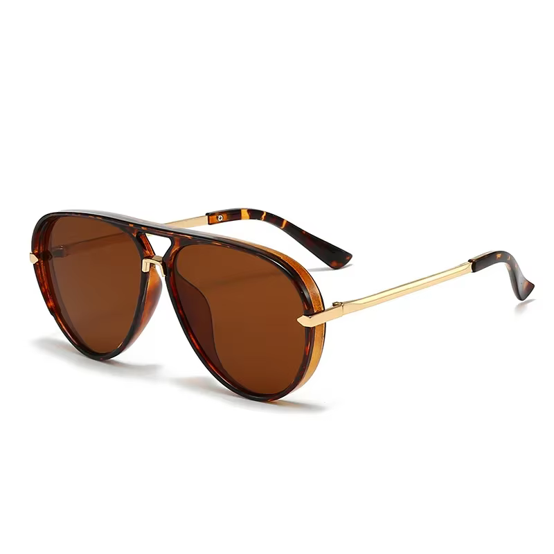 Alloy Oval UV400 Sunglasses Unisex Vintage Style