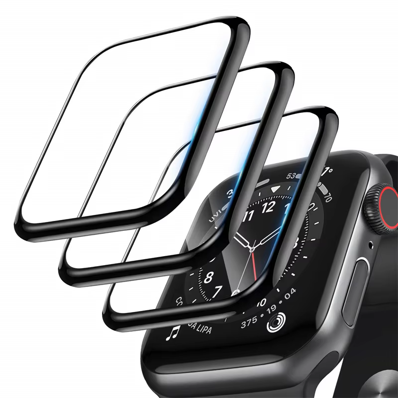 Soft Glass Screen Protector for Apple Watch Series 1-9