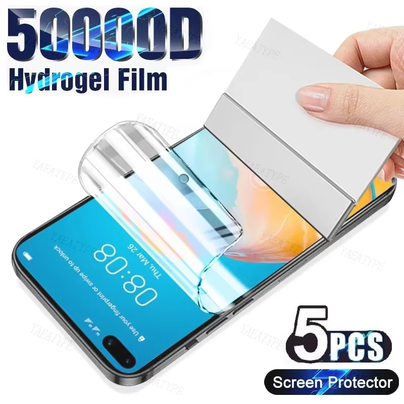 5PCS Hydrogel Screen Protector Film for Huawei Models