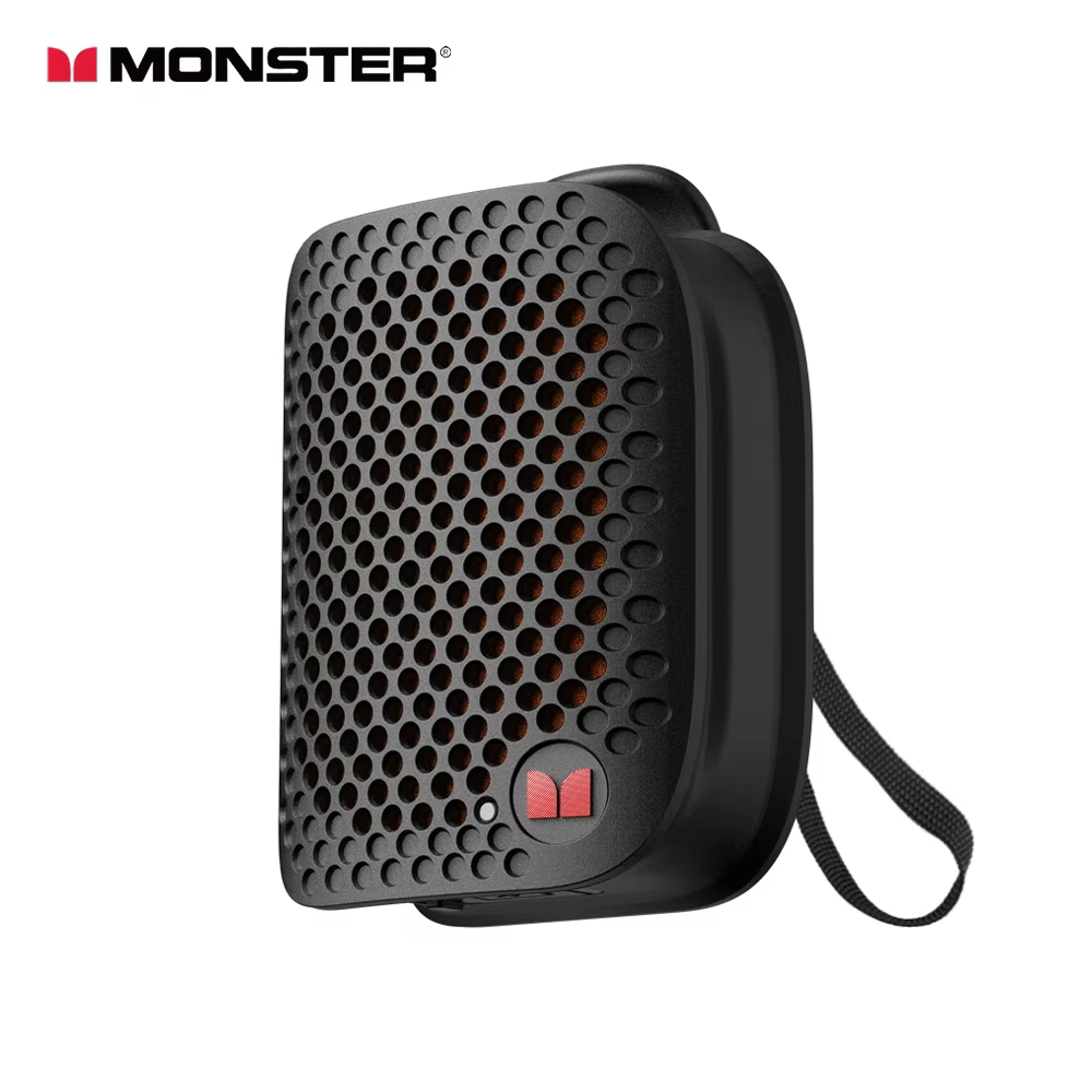 Monster M3 Magnetic Clip-On Mini Bluetooth Speaker V5.4