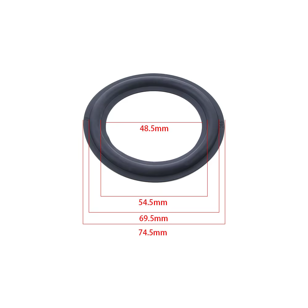 Rubber Speaker Repair Surround Ring - Multiple Sizes