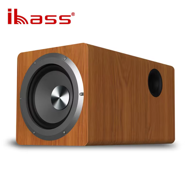 6.5 Inch 100W Active Subwoofer Speaker Wood Cabinet