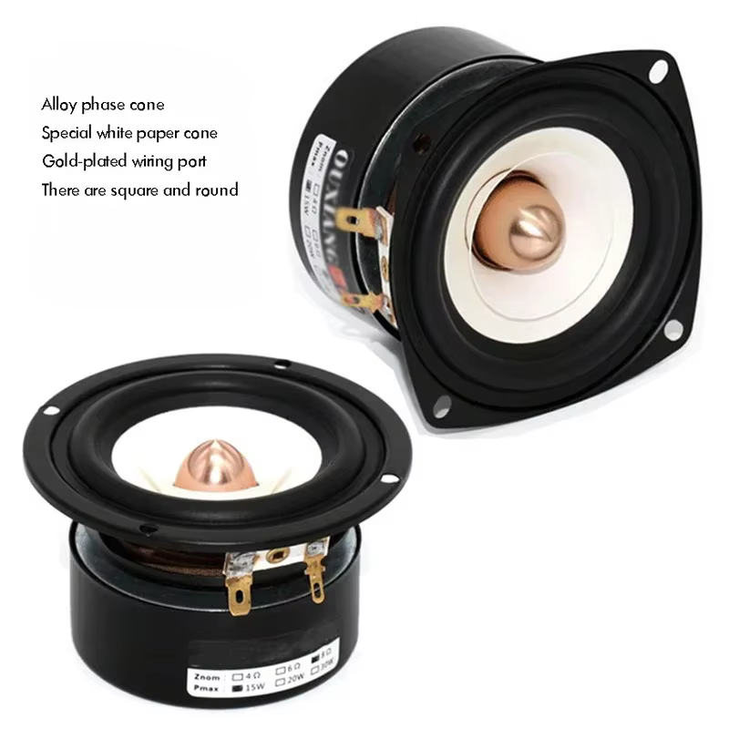 ZJMZYM Mini 3 Inch 15W Full Range Audio Speaker
