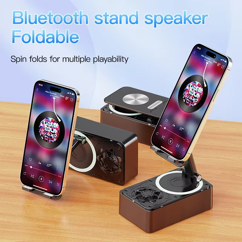 3-in-1 Bluetooth Speaker Phone Stand with Power Bank