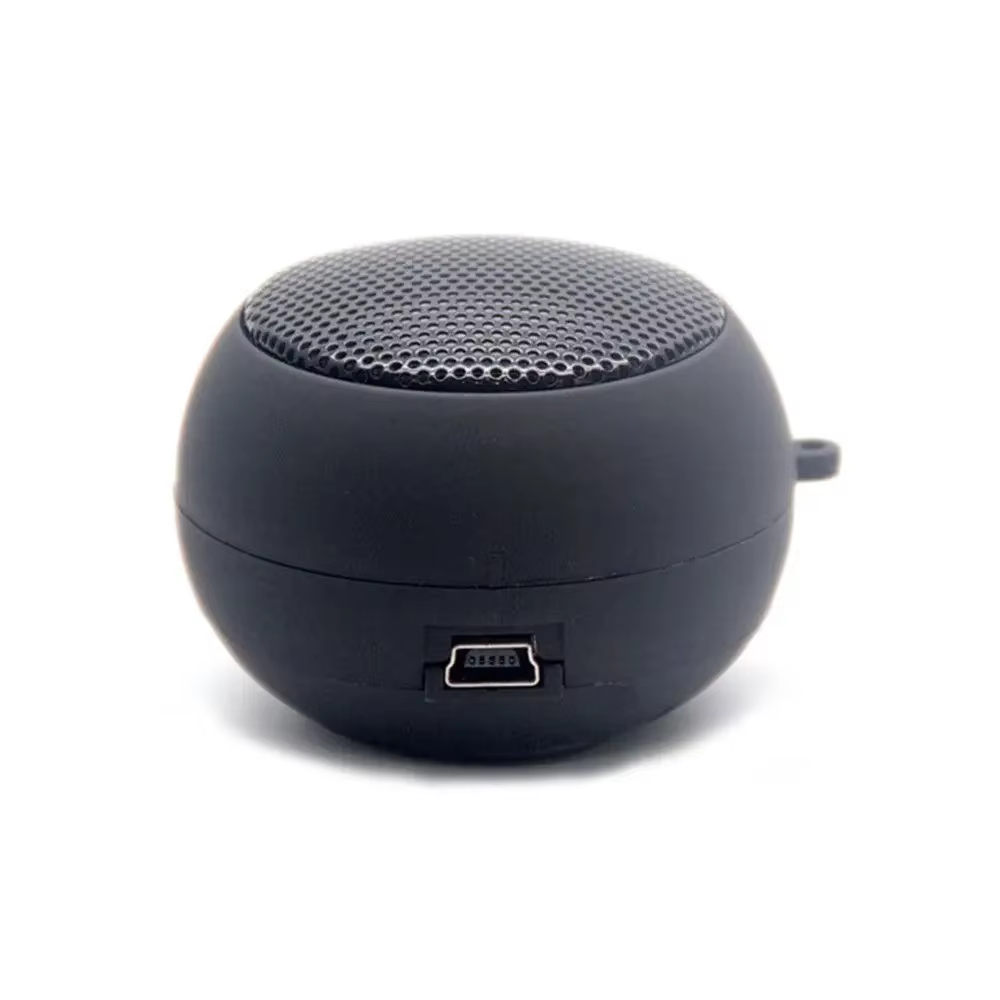 Compact Wired Mini Speaker with Rechargeable Battery