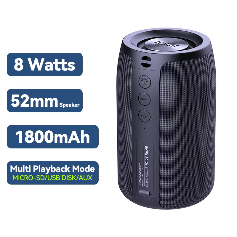 ZEALOT S32 Pro Bluetooth Speaker with TWS and RGB Light