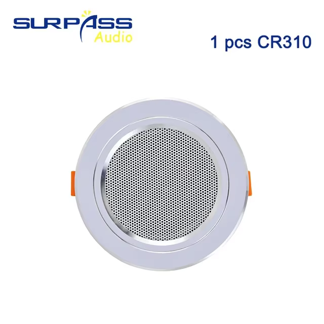 8Ohm 10W Moisture-Proof Bathroom Ceiling Speaker