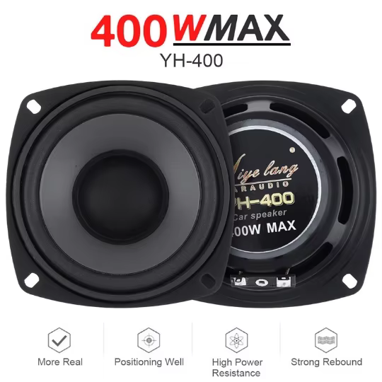 CUGUU 2-Way Car Speaker 400/500/600W Full Range Sound