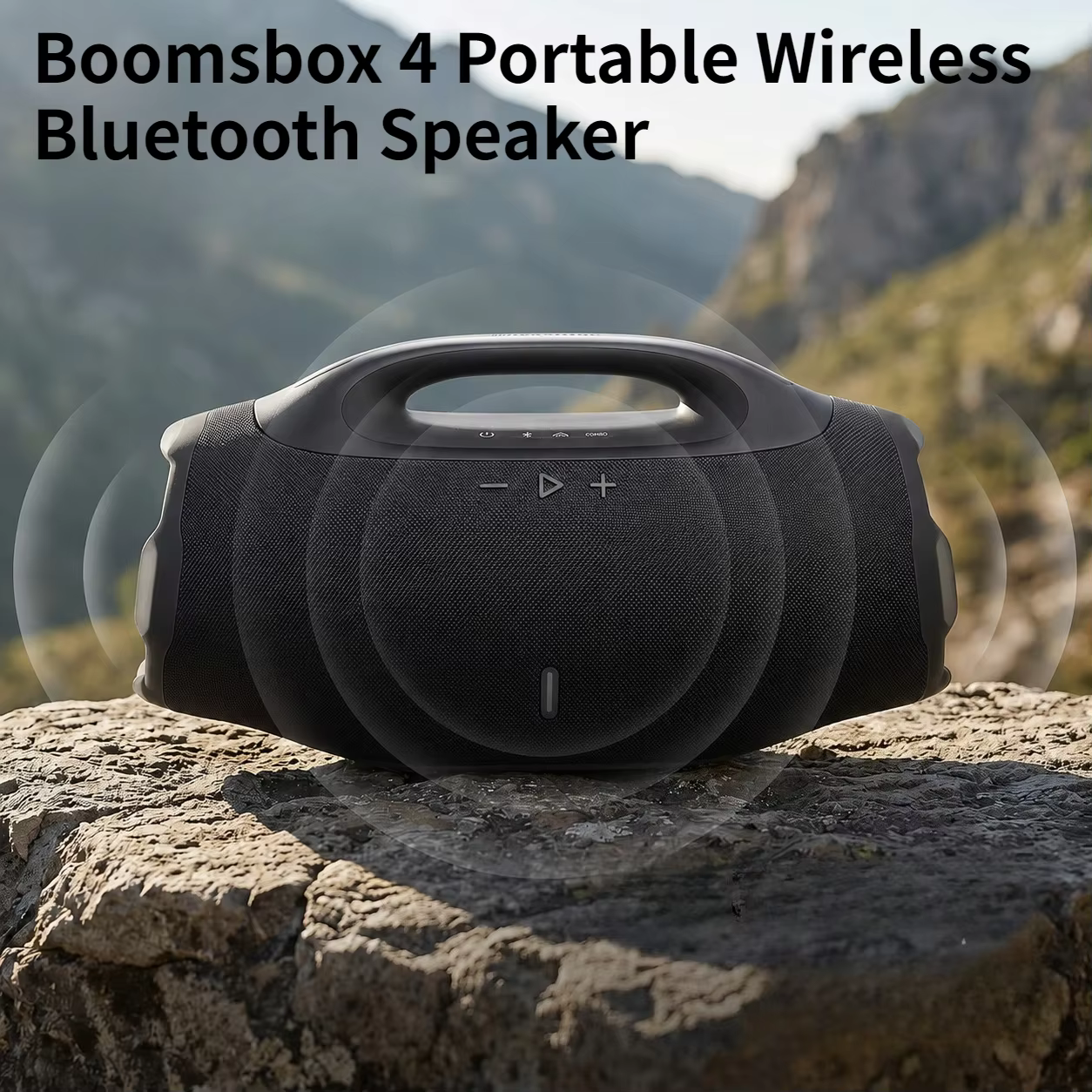 Boomsbox 4 Portable Waterproof Bluetooth Speaker with Deep Bass