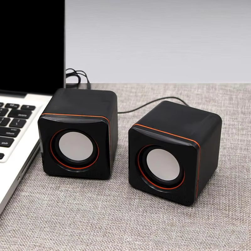 Mini USB Computer Speakers with LED Light