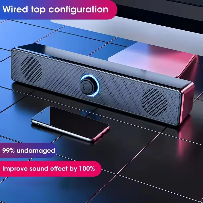 Vention 1002 Bluetooth Wired USB PC Soundbar Speaker
