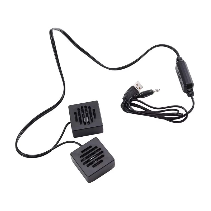 FGHGF A72T USB Wired Stereo Mini Speaker Pair