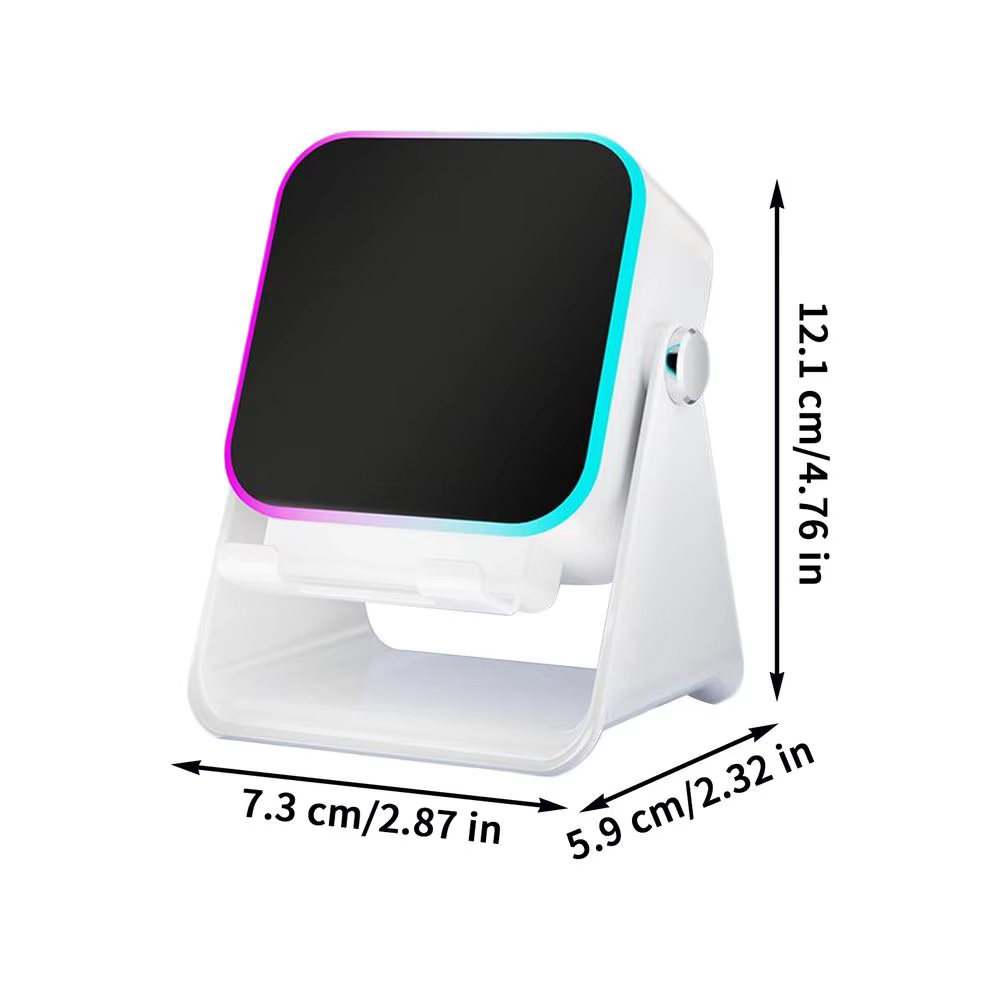 5-in-1 Wireless Induction Speaker Phone Holder with Light