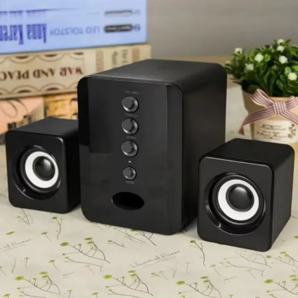 VIKEFON 2.1 HiFi Wired Multimedia Speaker System