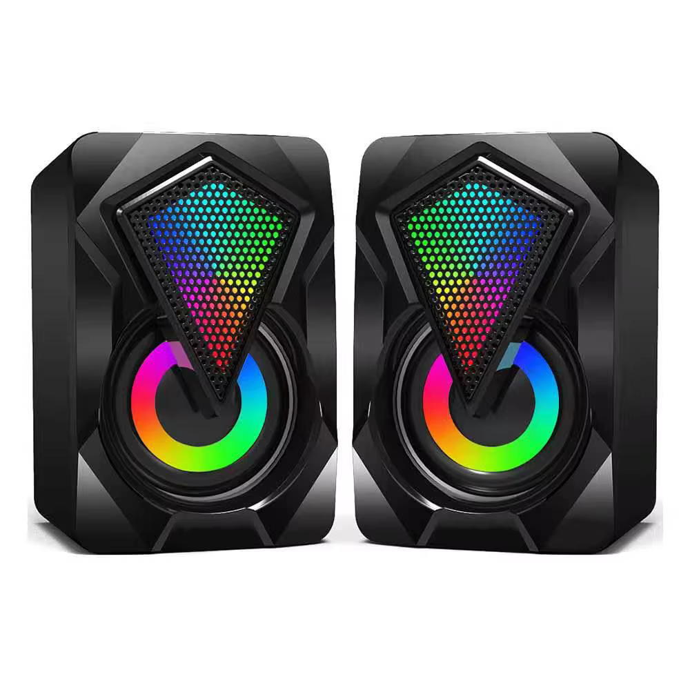 Sonvita 2" USB Mini Stereo Speakers with RGB and Subwoofer