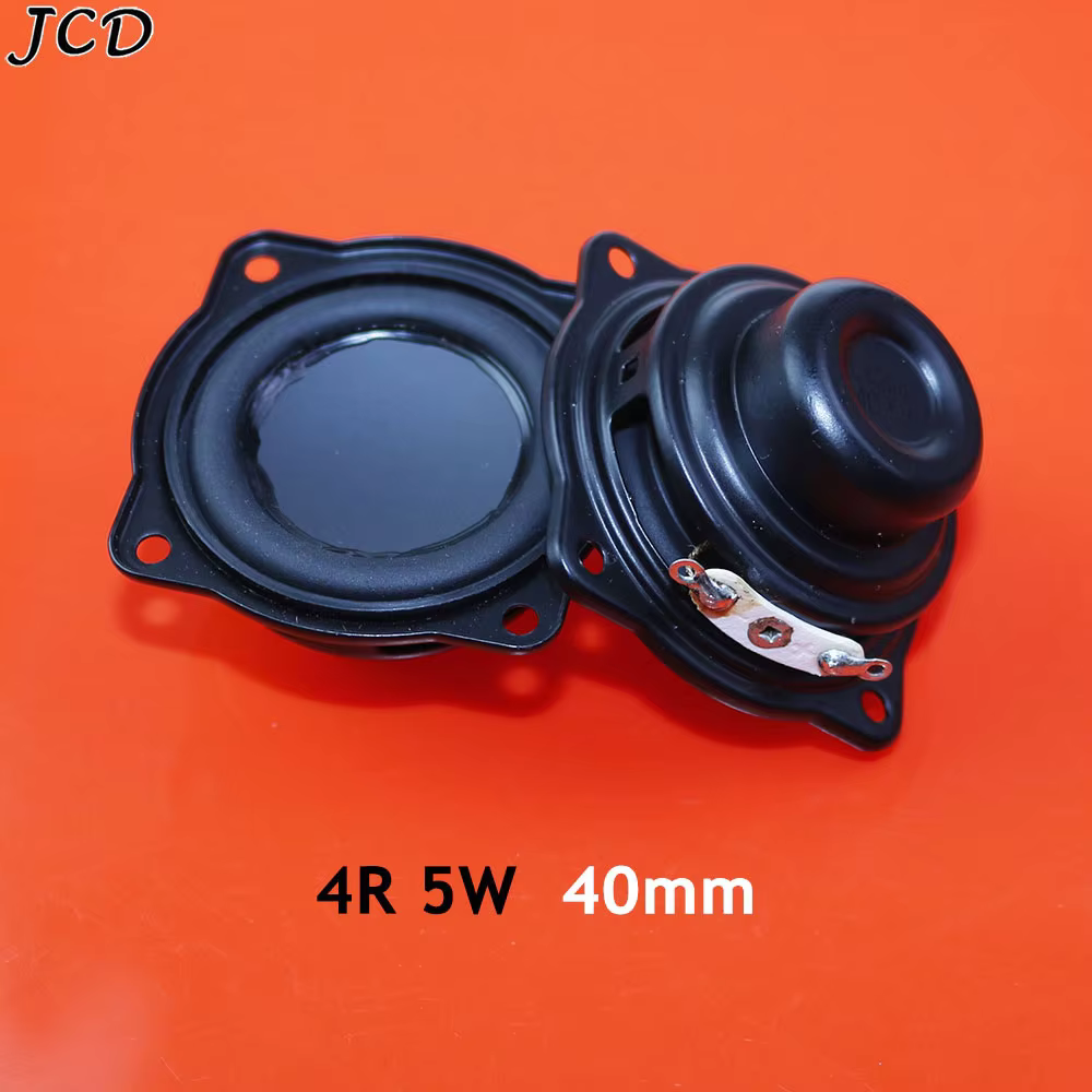 JCD 40mm 4 Ohm 5W Full Range Metal Speaker